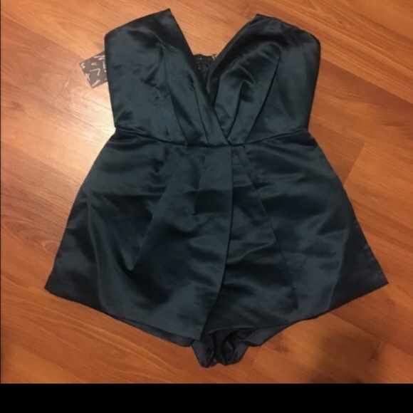 🚫SOLD🚫 Nasty Gal Teal Romper - Picture 3 of 4